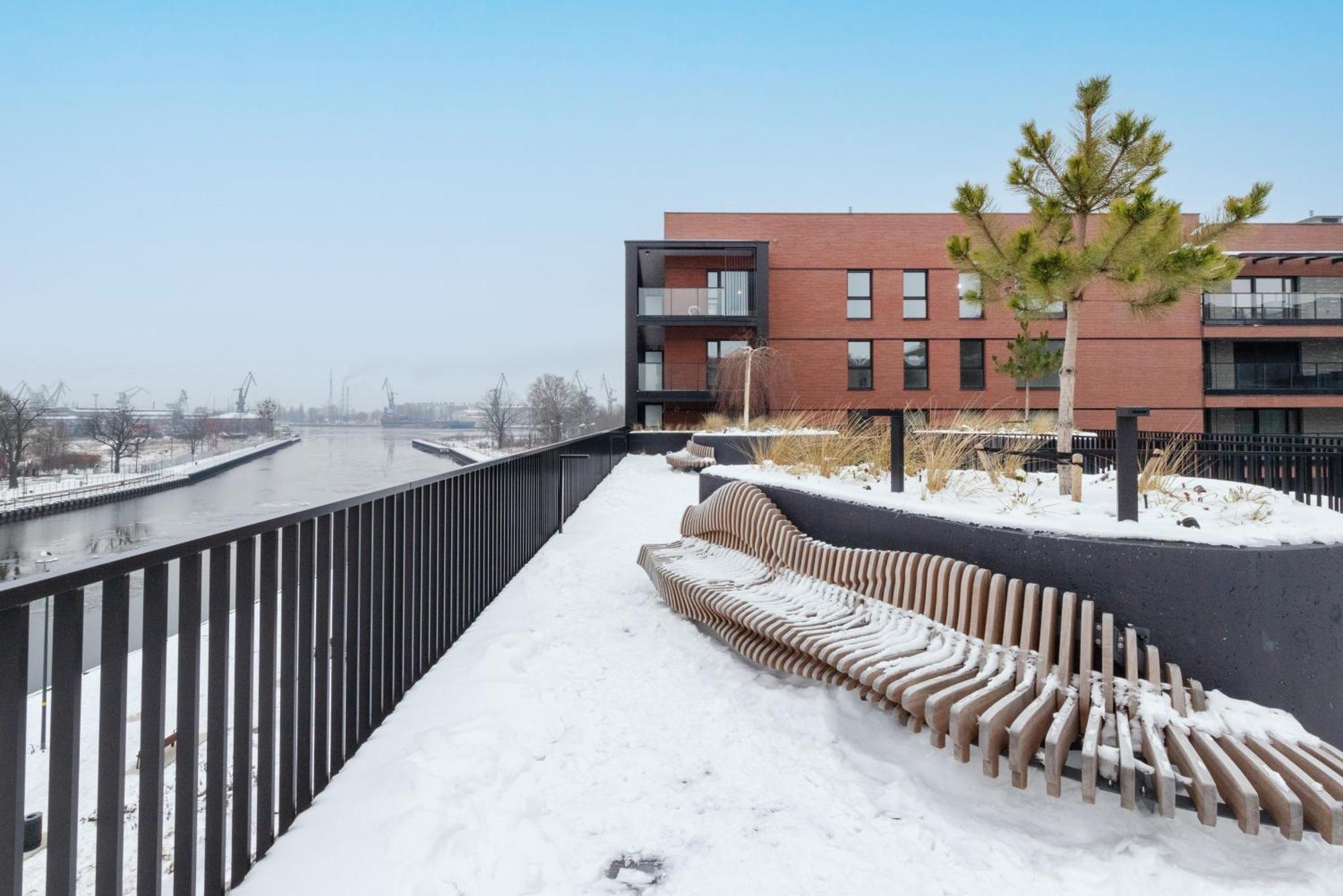 Sienna Grobla Apartment With View Of The Motlawa Terrace & Sauna, Gym By Noclegi Renters Гданск Екстериор снимка